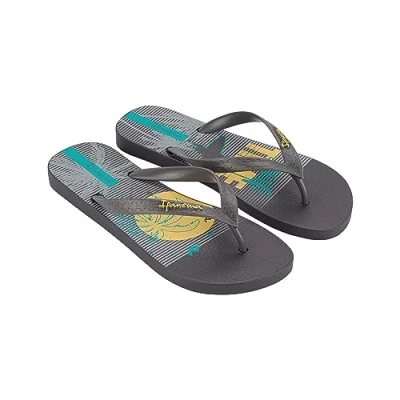 Imagen de Ipanema Chanclas para hombre Summer Iv Ad, Grey Yellow Blue, 35/36 EU