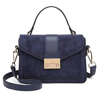 Imagen de Miss Lulu Bolsos de Mujer Cuero PU Elegante Bolso Shopper Mano Tote Bag