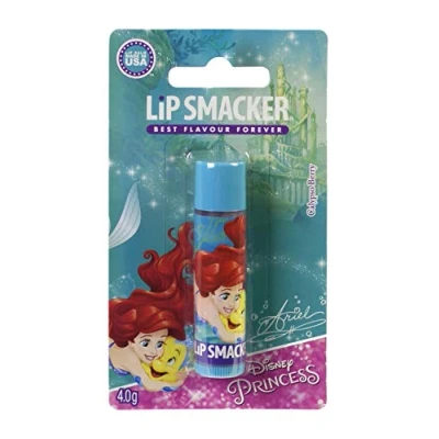 Imagen de Lip Smacker Colección Princesas Disney Bálsamo Labial Hidratante Infantil Ariel Labios Sabor Bayas Calipso Envase Individual
