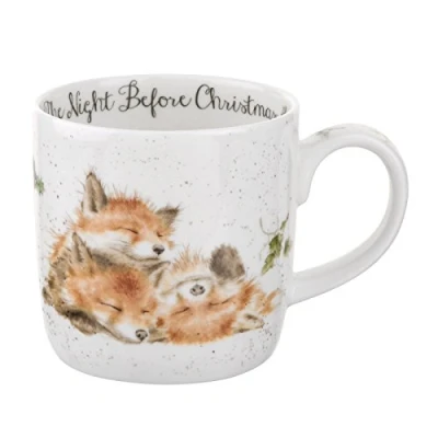 Imagen de Portmeirion Taza La Noche Antes de Navidad, Porcelana, Multicolor, 1 Unidad (Paquete 1)