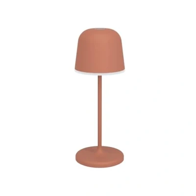 Imagen de EGLO Mannera S Lámpara de mesa con batería LED para exteriores, inalámbrica, regulable, estaca, aluminio, acero en rojo, IP54