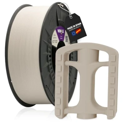 Imagen de WINKLE Filamento ASA Natural Impresora 3D 1,75mm 250g Compatible con Mayoría Impresoras Precisión Dimensional Resistente Bobina