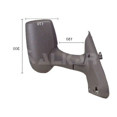 Imagen de Espejo retrovisor Alkar 9238960 derecha eléctrico calefactable, brazo largo de espejo, convexo para vehíc. con volante a la izquierda