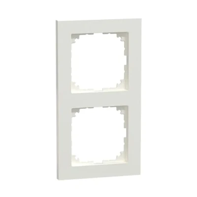 Imagen de Merten MEG4020 3619 M Pure Marco embellecedor (2 Orificios), Color Blanco