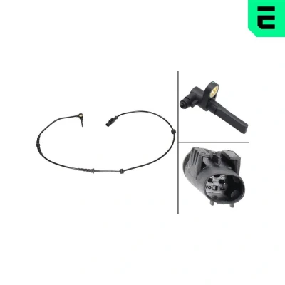 Imagen de OPTIMAL 06 S453 Sensor de ABS activo 1070 1060 CITROËN: Jumper II Furgón, Camión plataforma/Chasis, FIAT: Ducato III Furgón