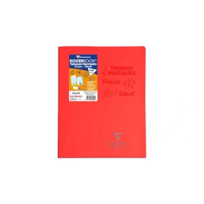 Imagen de Clairefontaine Koverbook 980420 C Cuaderno (piqué de labor práctica 64 páginas 90 g 24 x 32 cm color aleatorio