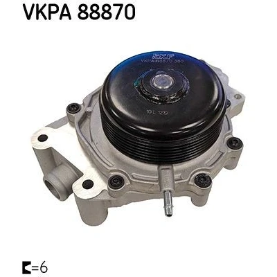 Imagen de SKF VKPA 88870 bomba de agua conectable MERCEDES BENZ: Clase C Berlina, V, T modell