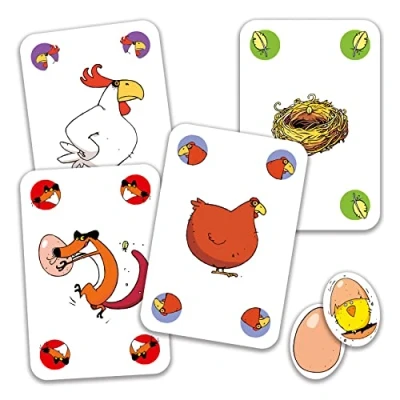 Imagen de Djeco Piou Juego de cartas, multicolor (DJ05119), 5 años a 99 años.