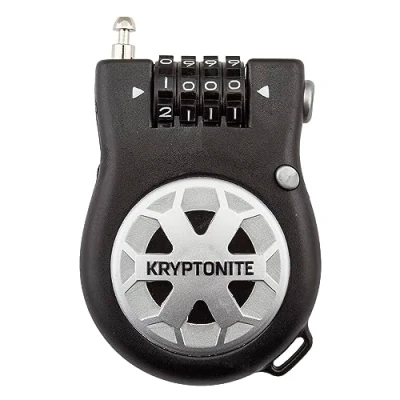 Imagen de (280187) ANTIRROBO CABLE KRYPTONITE R2 POCKET RETRACTOR COMBO (2,4x900)