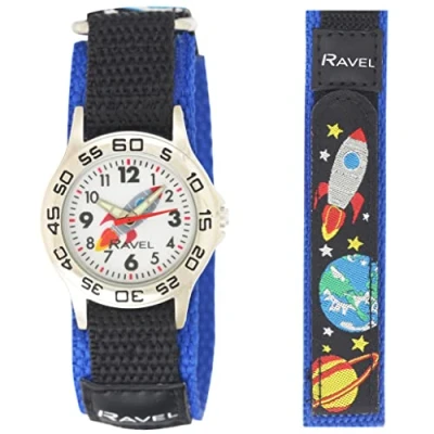 Imagen de Ravel Reloj Cohete Espacial para Niños con Correa de Cierre Fácil Cuarzo Analógico R1507.88