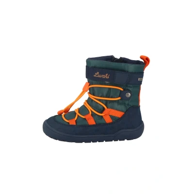 Imagen de Lurchi JACE TEX Unisex Botines con cordones para niños, Talla: 35, Petrol/orange Zapatos