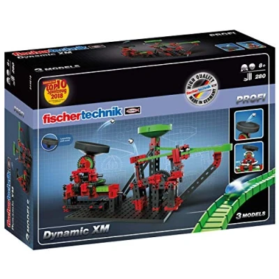 Imagen de fischertechnik circuito de canicas Dynamic XM, 544618 kit construcción para niños, juguete educativo, a partir 8 años