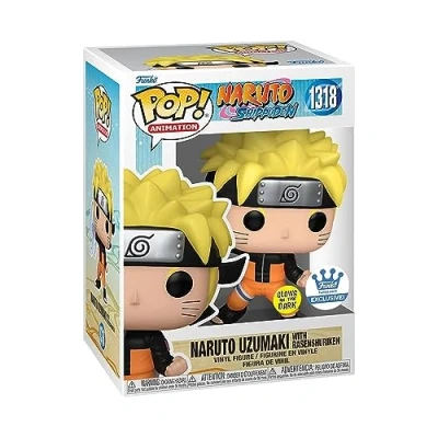 Imagen de Funko Pop! Animación: Naruto Uzumaki #1319 Tienda exclusiva que brilla en la oscuridad