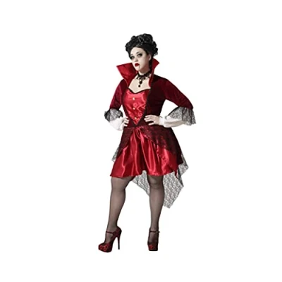 Imagen de ATOSA disfraz vampiresa rojo adulto XXL