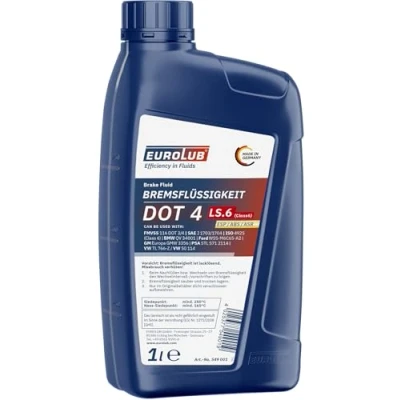 Imagen de Eurolub DOT4 LS.6 Líquido de Frenos (Clase 6)