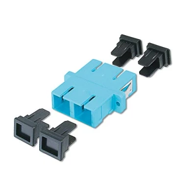 Imagen de DIGITUS Acoplamiento FO, SC / SC, OM3, Multimodo, Fibra Óptica, Tecnología de Redes, Color Azul