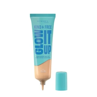 Imagen de Rimmel Kind &amp; Free Glow it up Base de Maquillaje Líquida Rose Ivory 010 30ml