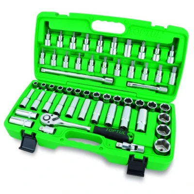 Imagen de Herramientas TOPTUL 1/2 &quot; 55 Pieza (SL, PH, 6 kant, TORX)