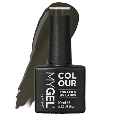 Imagen de MYLEE Esmalte de Uñas en Gel Semipermanente 10 ml [Deep Olive ] UV/LED Nail Art Manicure Pedicure para Uso Profesional y Doméstico Larga Duración Fácil Aplicar