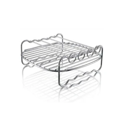 Imagen de estante para freidora de aire _HD9904/00 doble capa pinchos, parrilla con accesorios multiusos acero inoxidable (20 cm, cinco