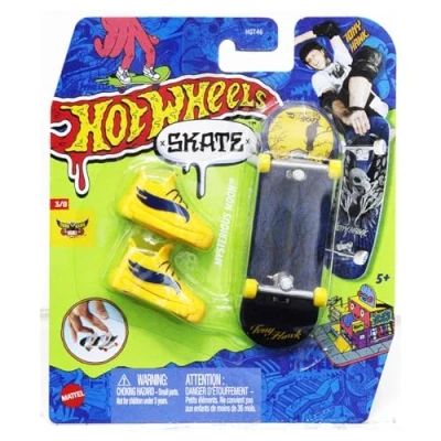 Imagen de Hot Wheels Skate Tony Hawk Originals 3/8 Mysterious Moon Fingerboard Toy HVJ79 A Partir de 5 años