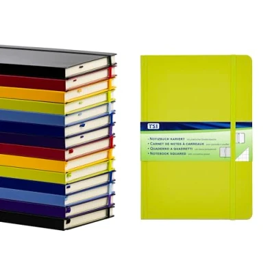 Imagen de TSI 63555 GN Cuaderno (A5, cuadriculado, 192 páginas), color verde