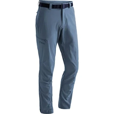 Imagen de maier sports Función Pantalón torid Slim de 90% PA 10% el en 21 tamaños, Slimfit Incluye Cinturón, Bielástico, secado rápido y impermeable, primavera/verano, hombre, color Gris, tamaño 52