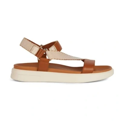 Imagen de Geox D Xand 2s C, Sandalias Deportivas, Ochre White, 41 EU