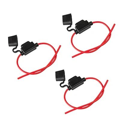 Imagen de ECENCE 3x portafusibles standard para Coche Barco LORRY Moto Caravana fusible plano turismos soporte 14AWG