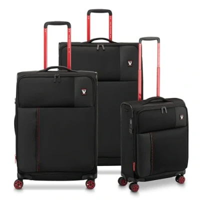Imagen de RONCATO MOVE trolley suave, ampliable con cremallera, 4 ruedas, Azul Laguna, Set 3