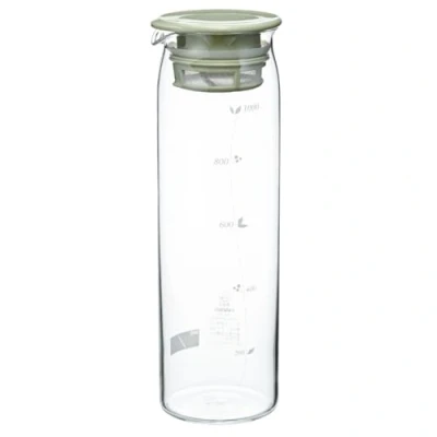 Imagen de Hario Mizudashi Botella de té frío (1000 ml), color verde ahumado