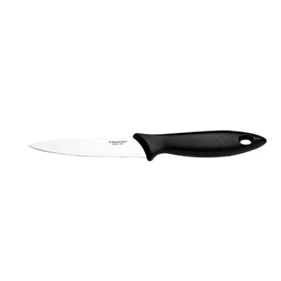 Imagen de FISKARS Cuchillo de mondar, Essential, Longitud total: 22 cm, Acero inoxidable/Plástico PP, Negro, 1065568