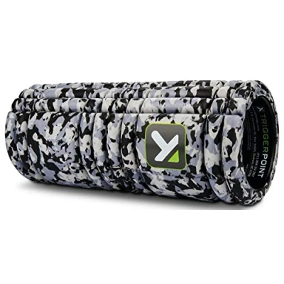 Imagen de TriggerPoint Grid Rodillo de espuma masaje muscular para fitness, portátil y versátil, Camuflaje Gris, 13&#039;&#039;/ (33 cm)