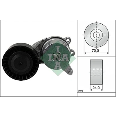 Imagen de INA 534 0553 10 Brazo tensor, correa trapecial poli V 70 24