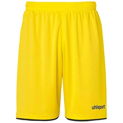 Imagen de Uhlsport Club Shorts De Fútbol para Hombre, Lima Amarillo/Negro, S