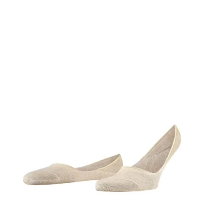 Imagen de FALKE Invisible Step Medium Cut Box M IN algodón invisibles unicolor 1 par, Calcetines pinkies Hombre, Beis (Sand Melange 4650) nuevo ecológico, 43 44