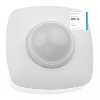 Imagen de HUBER MOTION 30 detector de presencia 360 para interiores, movimiento montaje en techo con 3 sensores y lentes matriciales, IP20 I 230V, apto LED, tecnología hilos