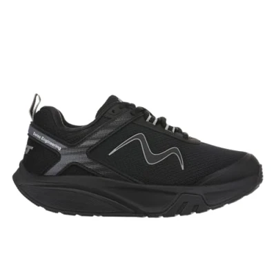 Imagen de MBT Sport 4 III Zapatillas de Deporte para Hombre Estilo Moderno. Deportivas Caminar Anatómicas y Cómodas. Calzado Fisiológico Confort Estabilidad con Suela balancín. Color Negro