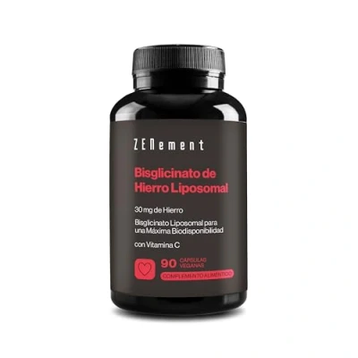 Imagen de Suplemento de hierro con Vitamina C 30 mg microencapsulado por cápsula Alta Biodisponibilidad Contribuye a la Formación Glóbulos Rojos y Hemoglobina al Sistema Inmune