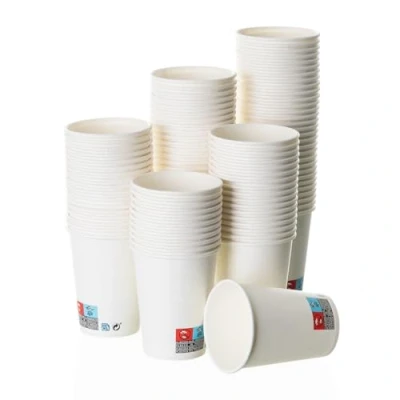 Imagen de BEST PRODUCTS 1000 vasos desechables café 250cc de cartón antifugas, biodegradables, compostables, reciclables, para café, agua, infusiones, bebidas frías y calientes fiestas eventos.