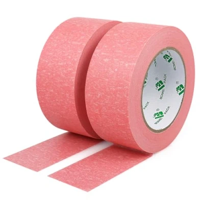 Imagen de BOMEI PACK 2 rollos Cinta de enmascarar 48mm x 50m adhesiva decorativa rosa pintor uso general