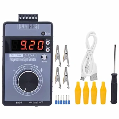 Imagen de Walfront 0‑10V 0‑22mA Generador de señal Mano, corriente voltaje digital Simulador analógico transmisor ejecución simultánea