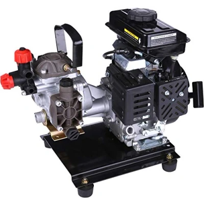 Imagen de Motor 80CC 2,5hp a gasolina 4 tiempos con Grupo de pulverizacion y salida máx. 20L/min.