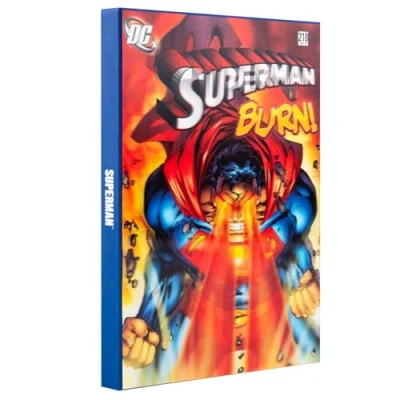 Imagen de Grupo Erik Cuaderno A5 punteado Superman Journaling notebook con Portada Lenticular Bloc de notas : Bullet journal marcapáginas y tapa dura, 192 págs