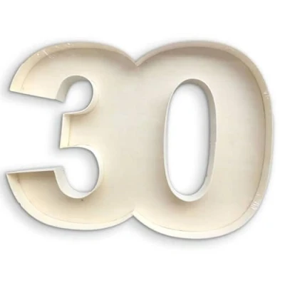 Imagen de NP Joint Caja de números rellenable con 30, letras y madera rellenables