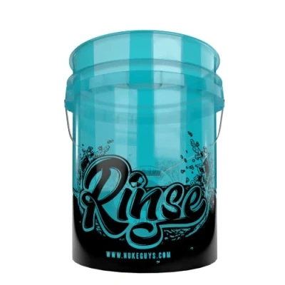 Imagen de Nuke Guys cubo de lavado coche, 20 litros, transparente, para coches, a mano, limpieza exterior, accesorios lavar motocicletas y bicicletas