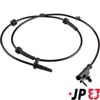 Imagen de JP GROUP 4097103400 Sensor de ABS Eje delantero, izquierda, derecha activo 1200 negro