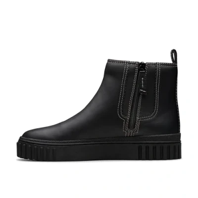 Imagen de Clarks Mayhill Top, Botas Estilo Chelsea Mujer, Piel Negra, 38 EU
