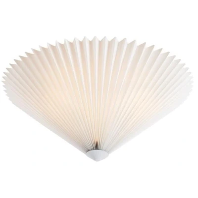 Imagen de Markslöjd Plafón Plisado, blanco, Ø 50 cm