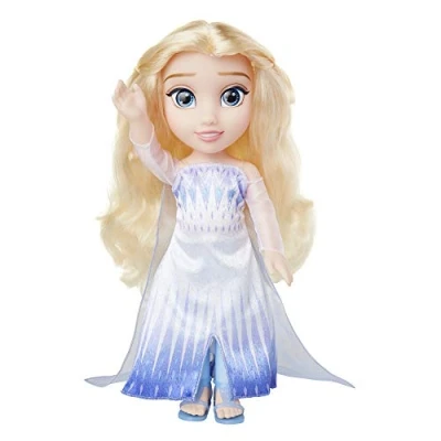 Imagen de Disney Frozen 2 Muñeca Elsa Epílogo de 38 cm con Vestido, Zapatos y un Precioso Peinado Preciosos Detalles para Niñas 3 Años +